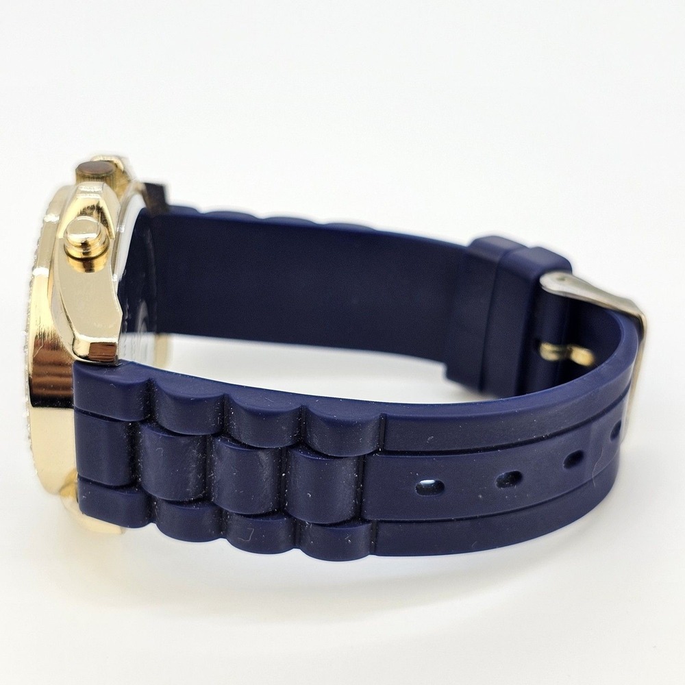 Charming Charlie Women's Watch 46MM Blue Dial Blue Plastic Bands New‎ Battery - Picture 7 of 12